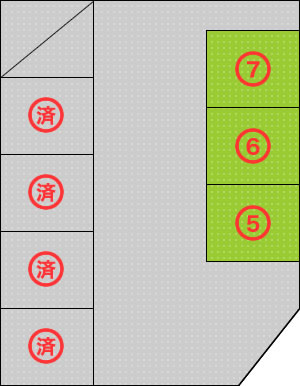 月極駐車場区画図